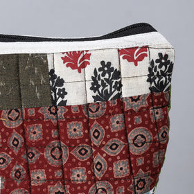  Handmade Cotton Fabric Quilted Patchwork Utility Pouch 