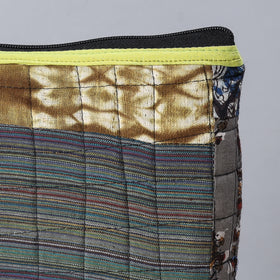  Handmade Cotton Fabric Quilted Patchwork Utility Pouch 