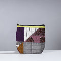  Handmade Cotton Fabric Quilted Patchwork Utility Pouch 