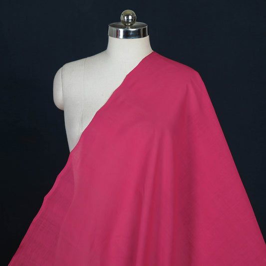Dark Pink - Original Mangalagiri Handloom Cotton Fabric