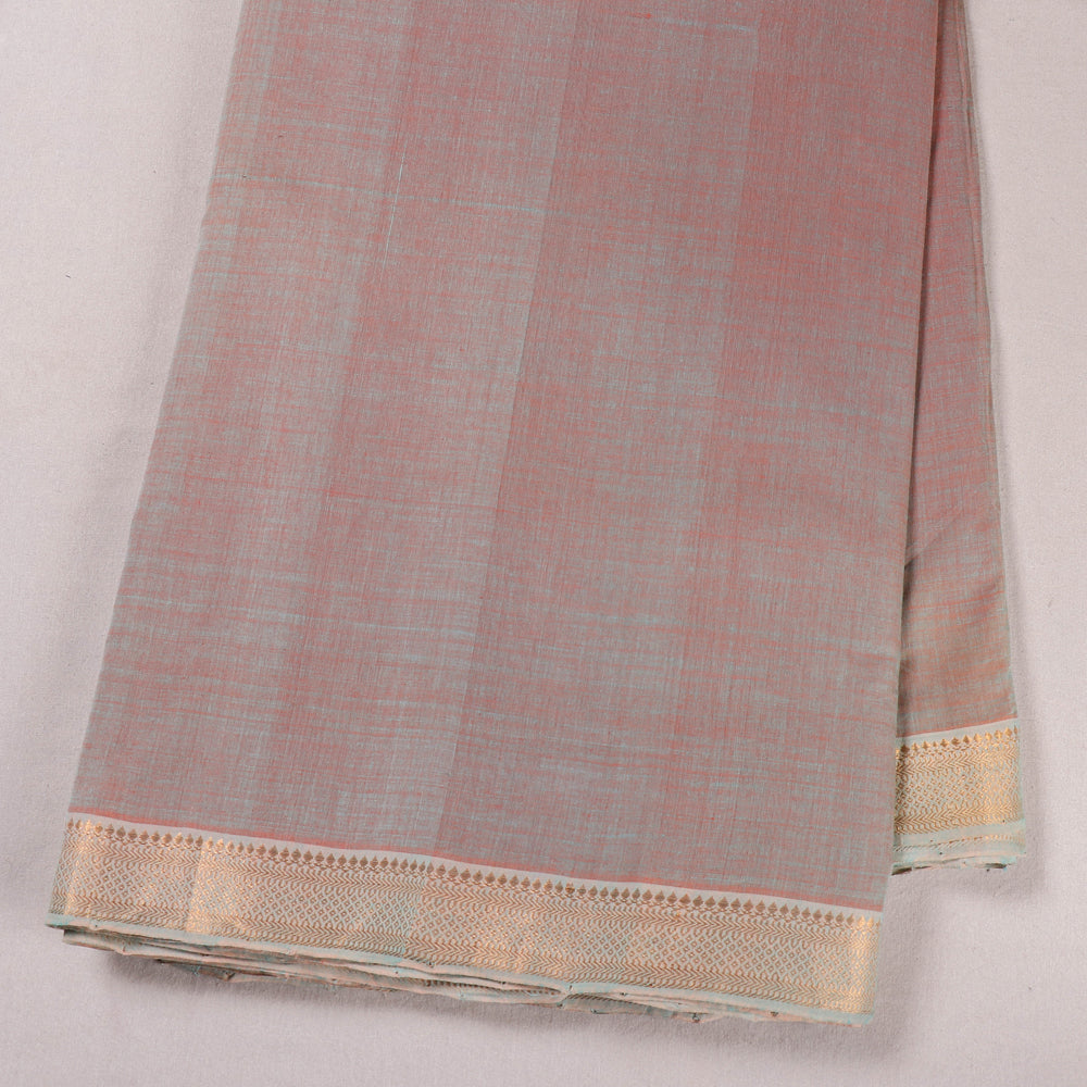 Original Mangalagiri Handloom Cotton  Zari Border Fabric