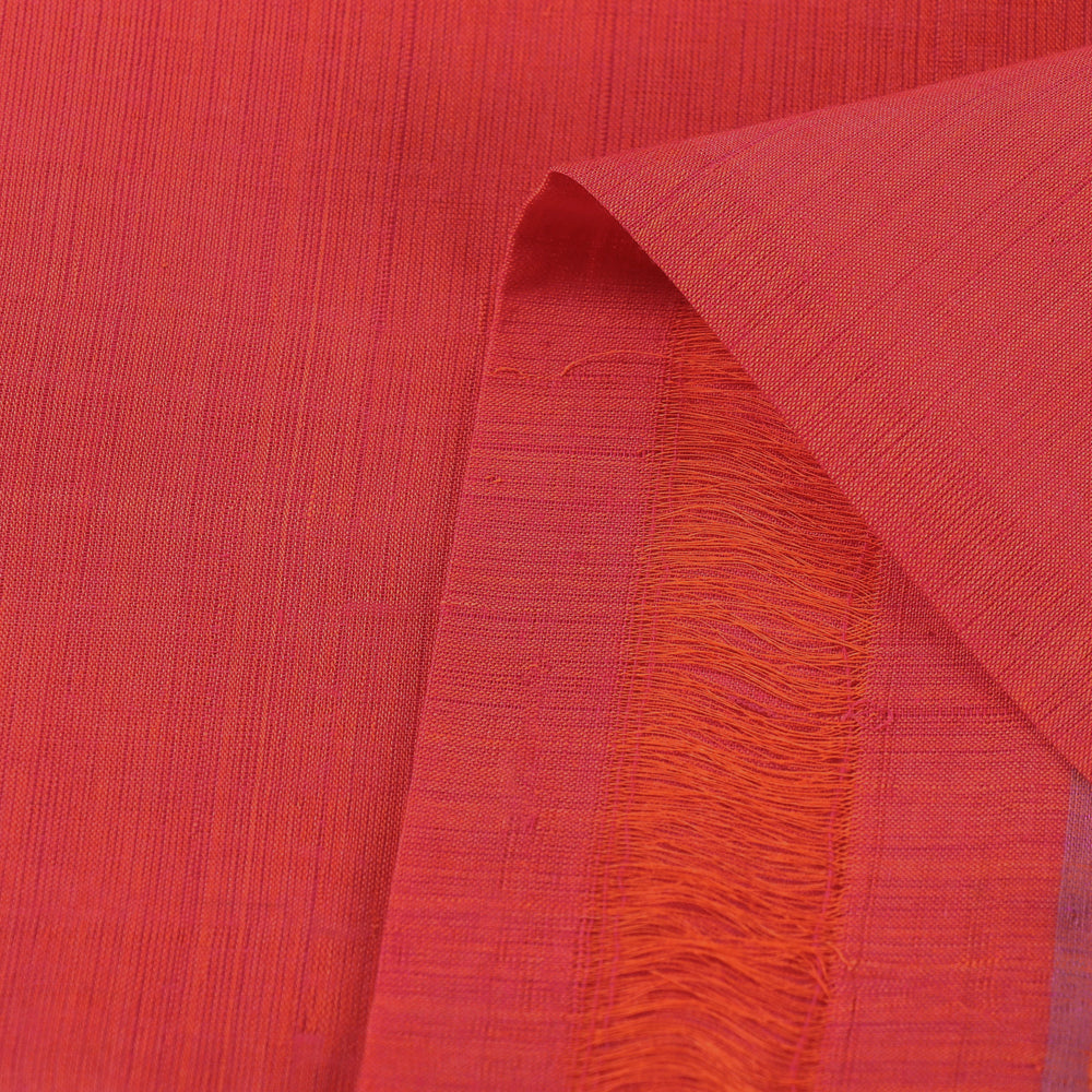 Persian Red - Original Mangalagiri Handloom Cotton Fabric