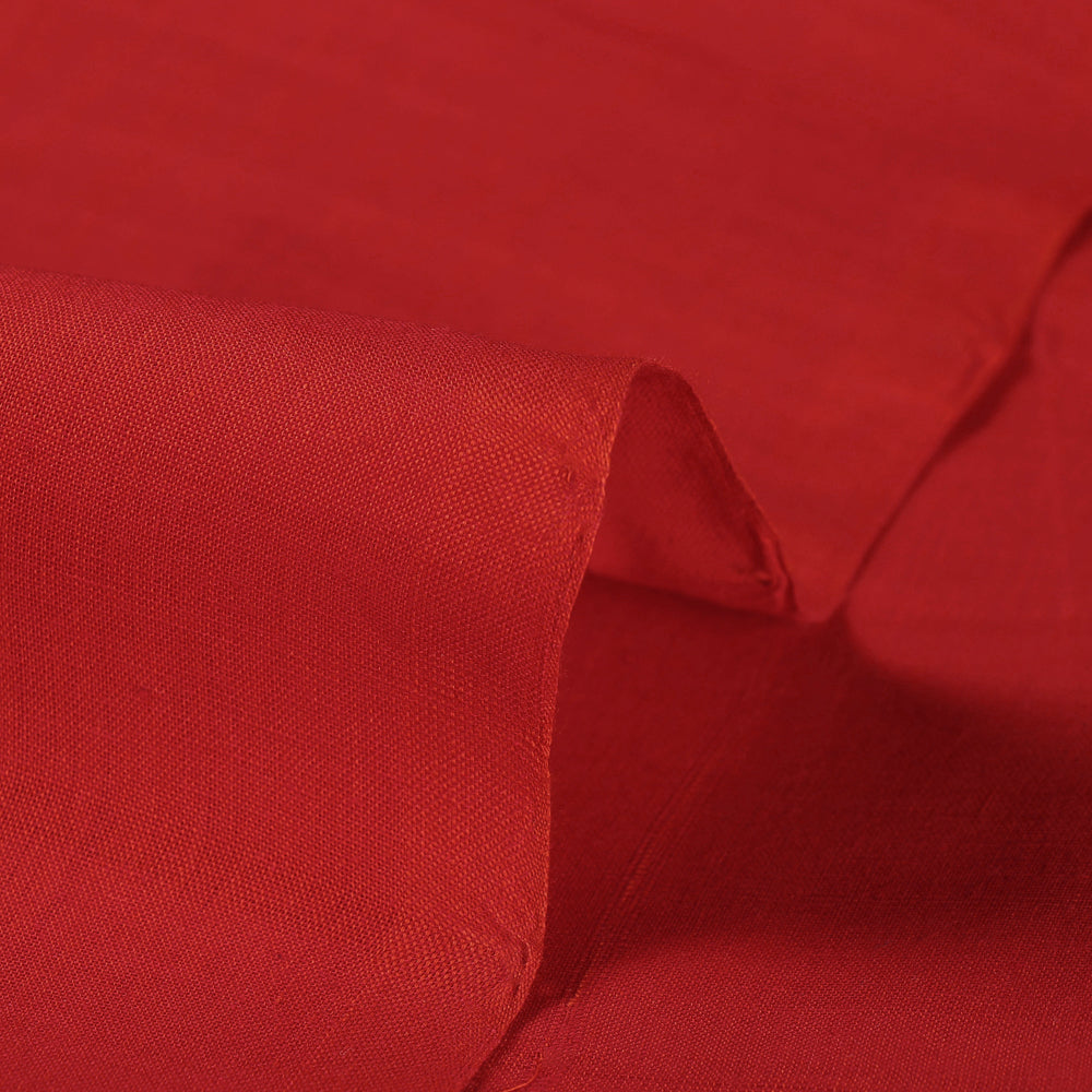 Red - Original Mangalagiri Handloom Cotton Fabric