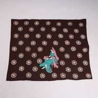 Brown - Hand Batik Printing Cotton Blouse Piece