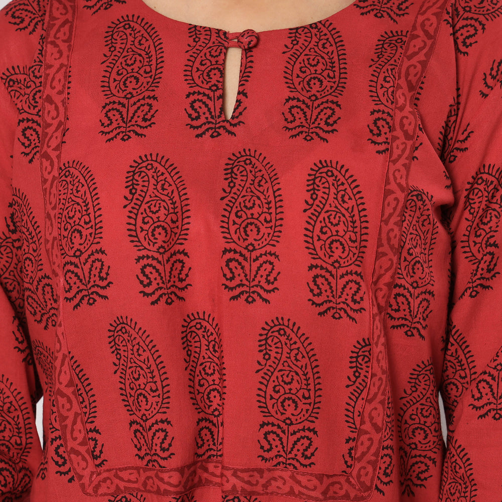 Bagh Kurta with Palazzo & Dupatta Set
