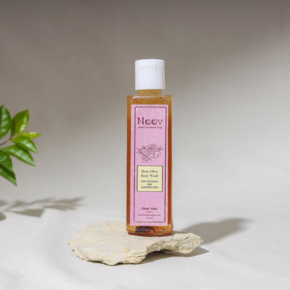 Natural Handmade Rose Olive Body Wash - For Youthful and Glowing Skin