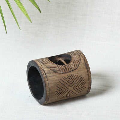 Bamboo Candle Stand
