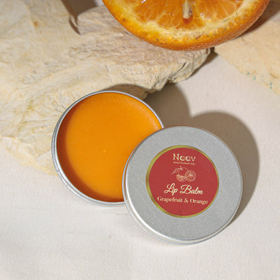 Natural Handmade Lip Balm - Grapefruit and Orange