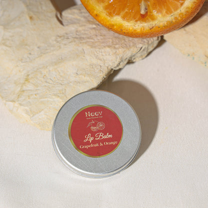 Natural Handmade Lip Balm - Grapefruit and Orange
