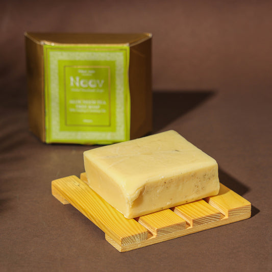Natural Handmade Aloe Neem Tea Tree Soap - With Healing and Soothing Oils