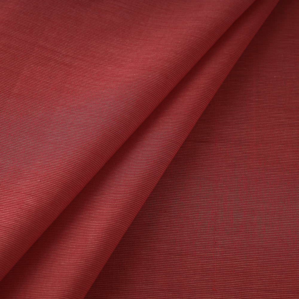 Maroon - Original Mangalagiri Handloom Stripes Cotton Fabric