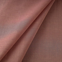 Brown - Original Mangalagiri Handloom Stripes Cotton Fabric