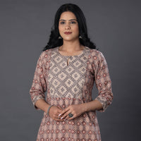 kalamkari woolen kurta