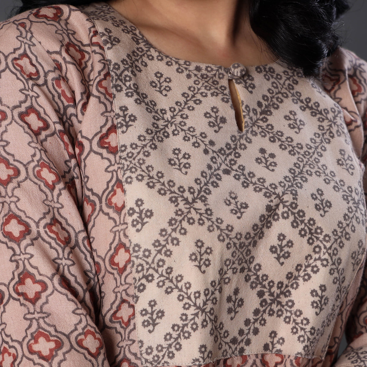 kalamkari woolen kurta