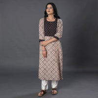 kalamkari woolen kurta