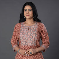 kalamkari woolen kurta