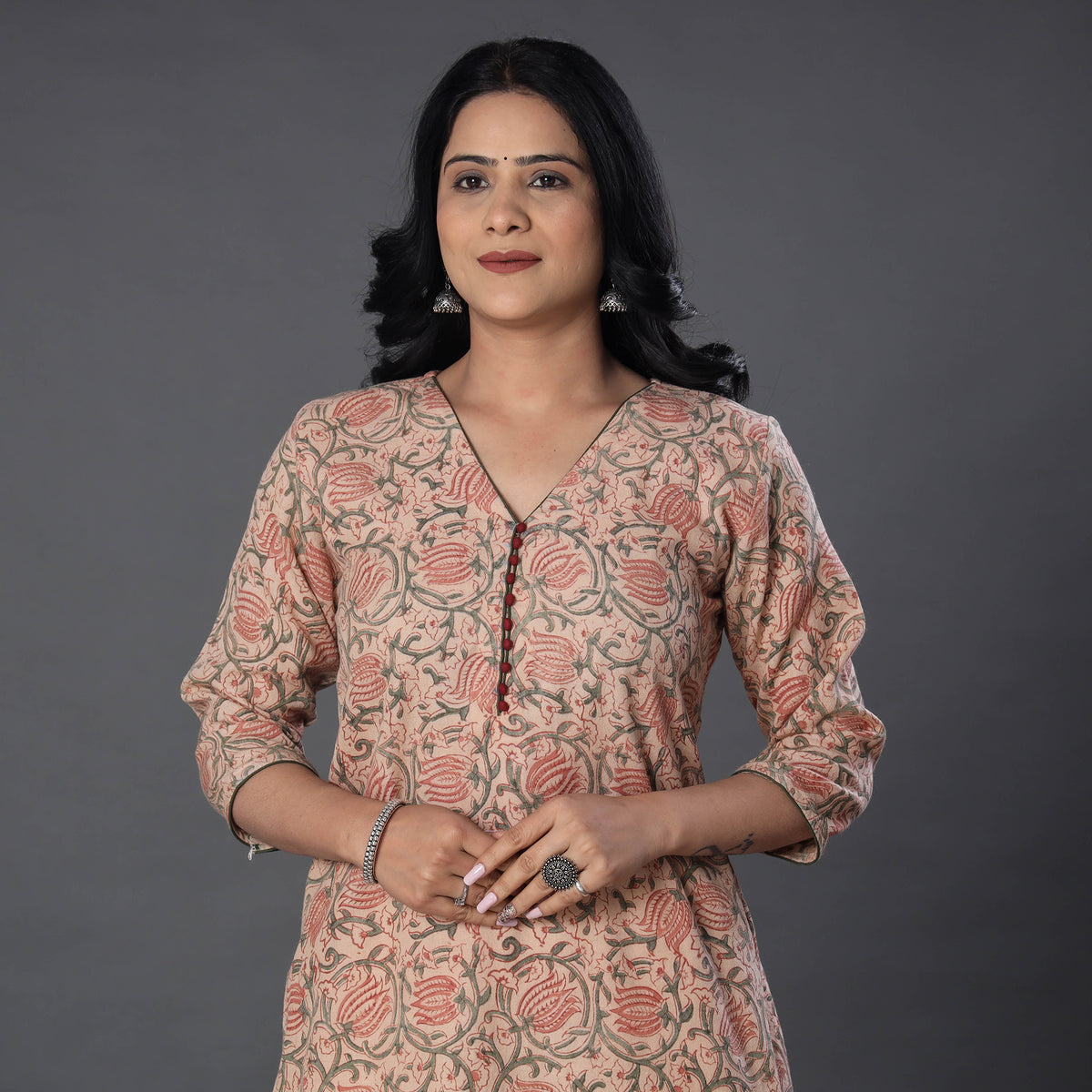 kalamkari woolen kurta