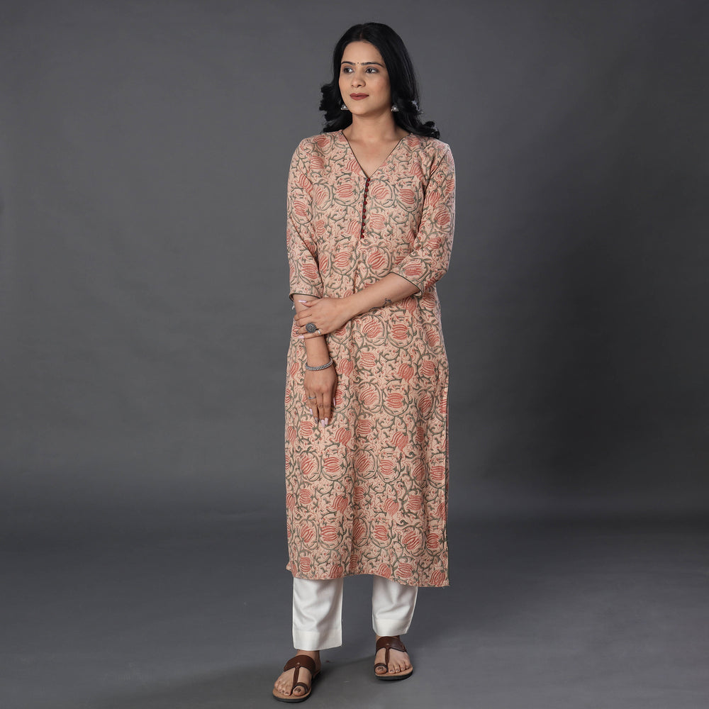 kalamkari woolen kurta