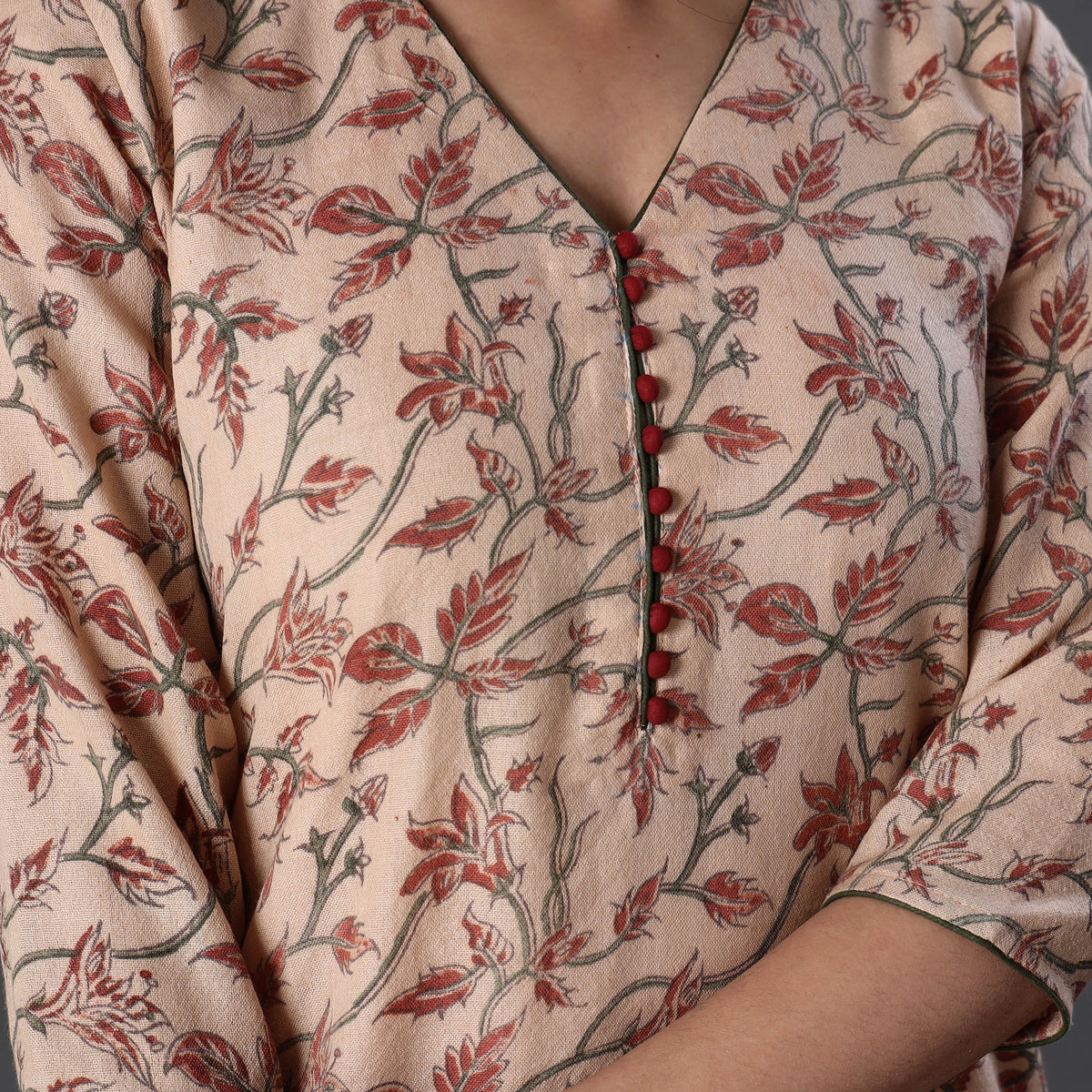 kalamkari woolen kurta