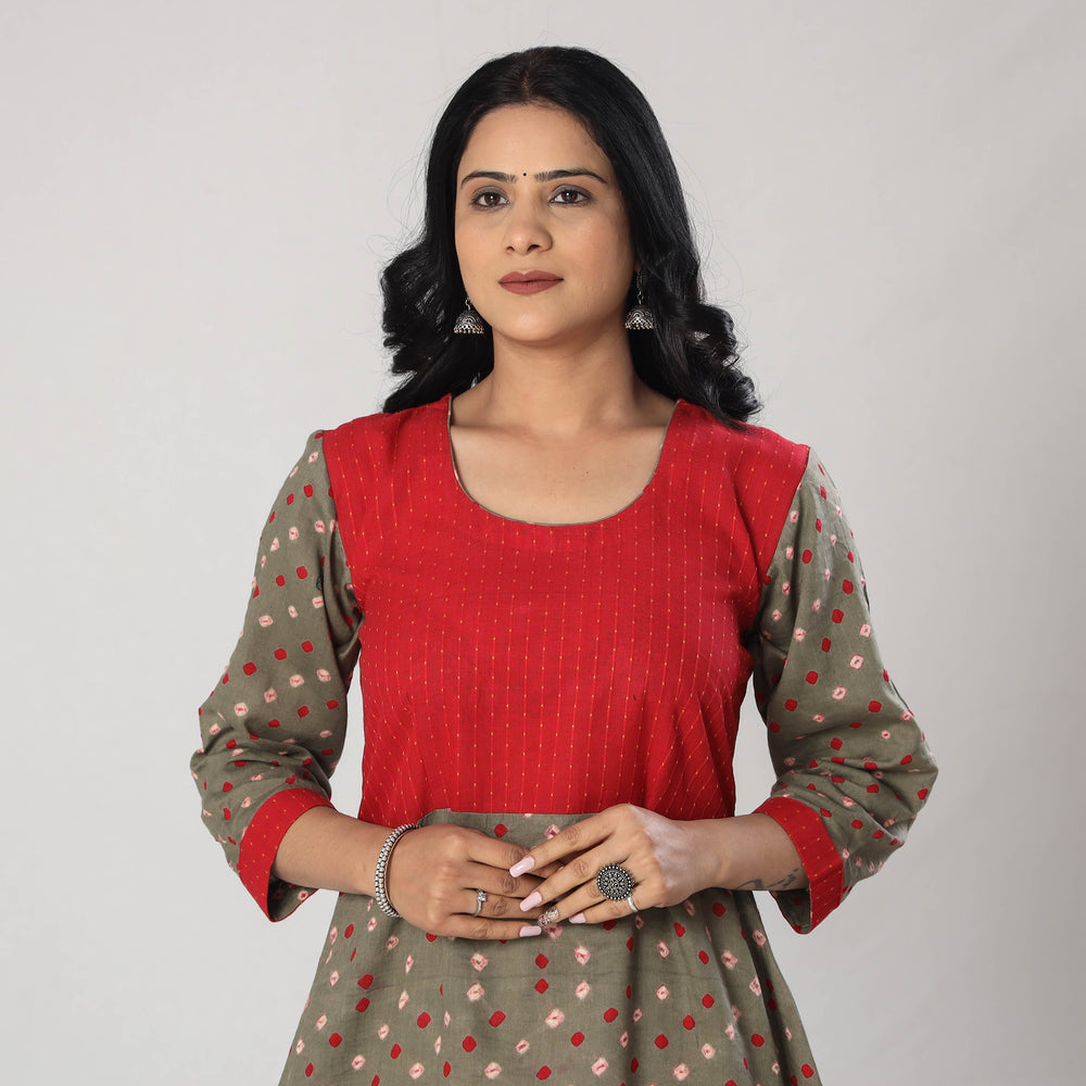 bandhani kurta