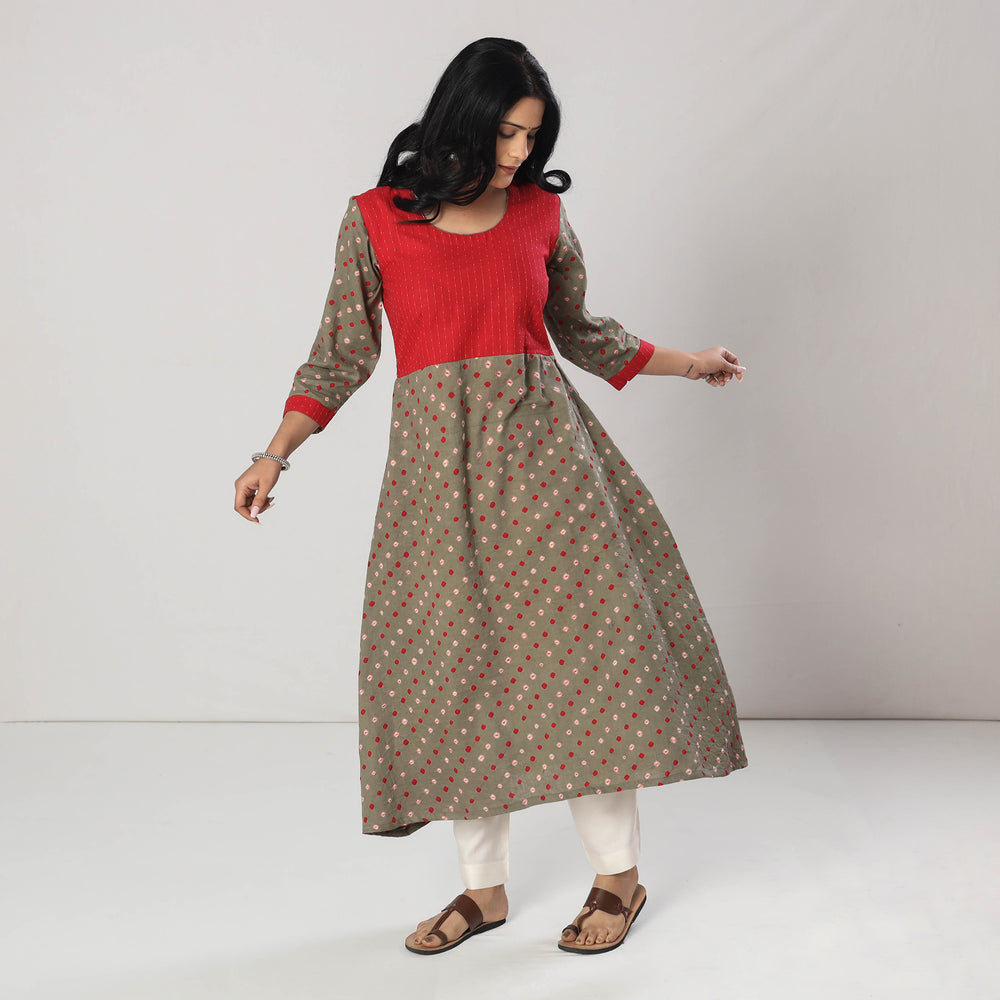 bandhani kurta