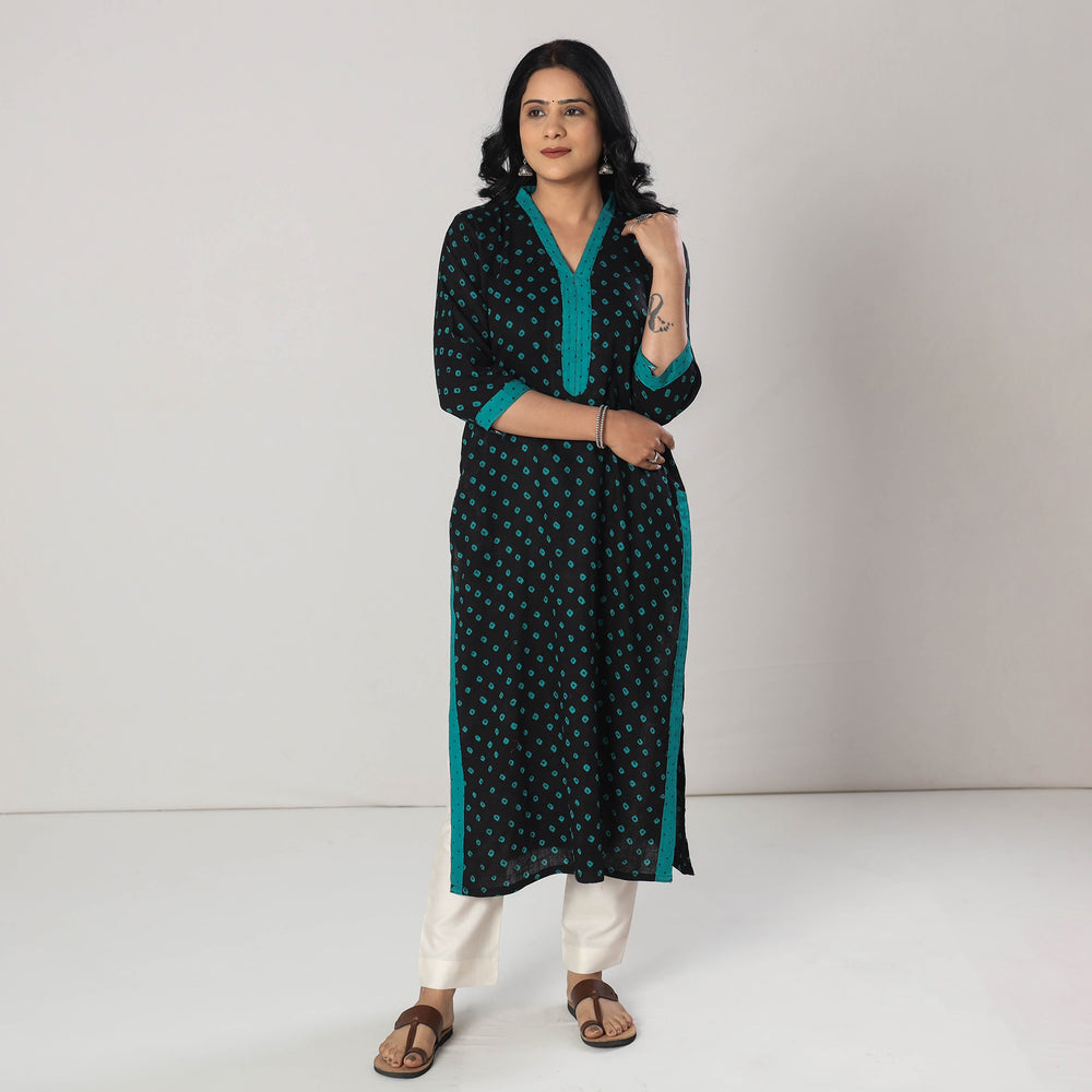 bandhani kurta