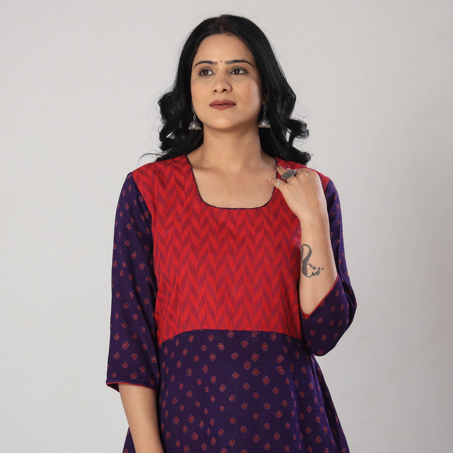 bandhani kurta