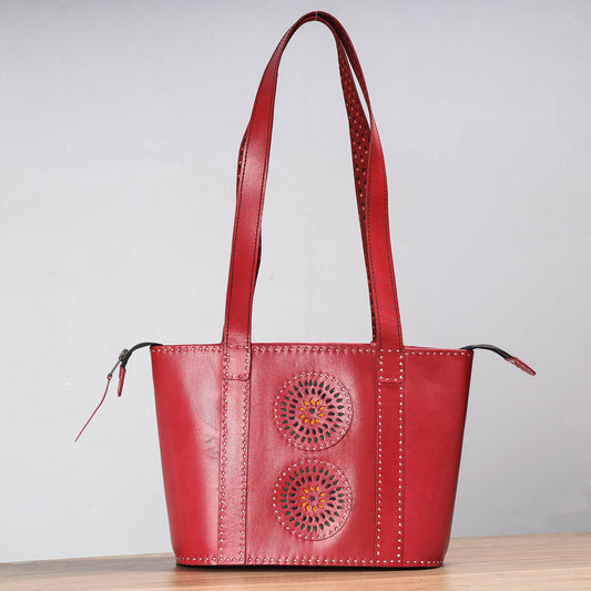 Handcrafted Kutch Leather Shoulder Bag