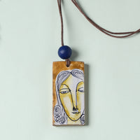 kerala mural art handpainted necklace