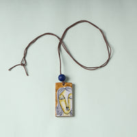 kerala mural art handpainted necklace