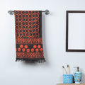 Buy Traditional Pipad Block Printing Pure Handloom Cotton Towel Online at iTokri.com