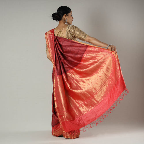 tussar silk saree