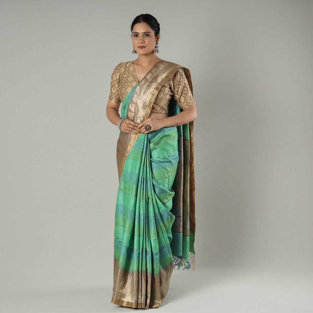 tussar silk saree