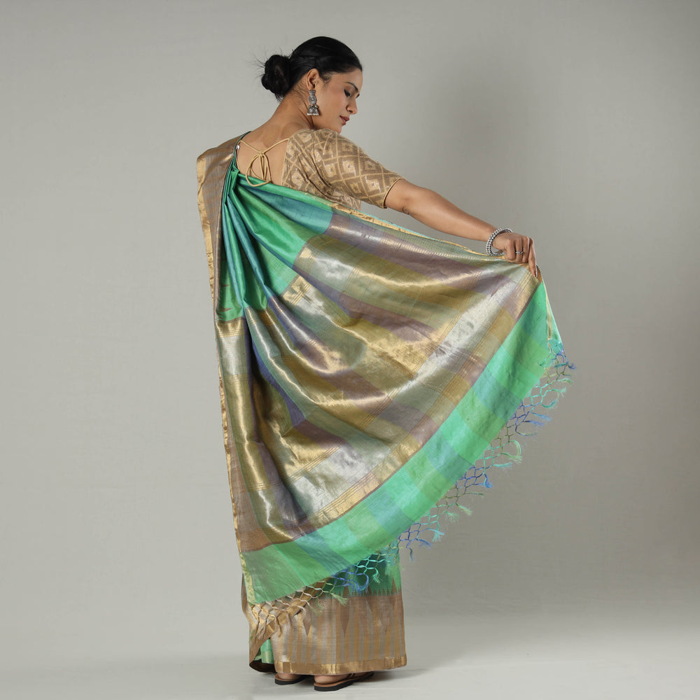 tussar silk saree