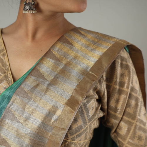 tussar silk saree