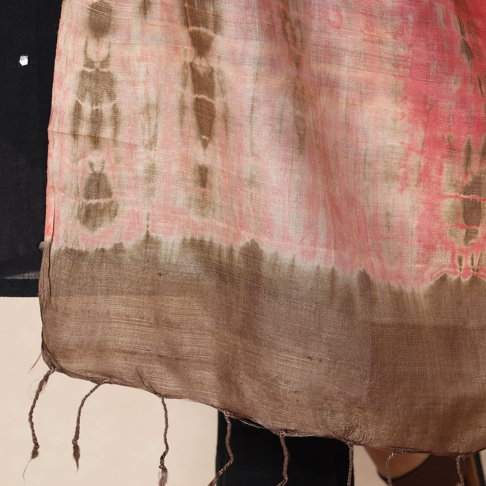 shibori silk dupatta