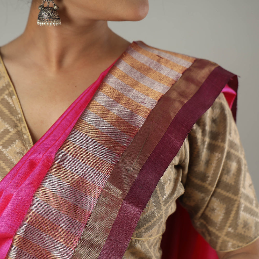 tussar silk saree