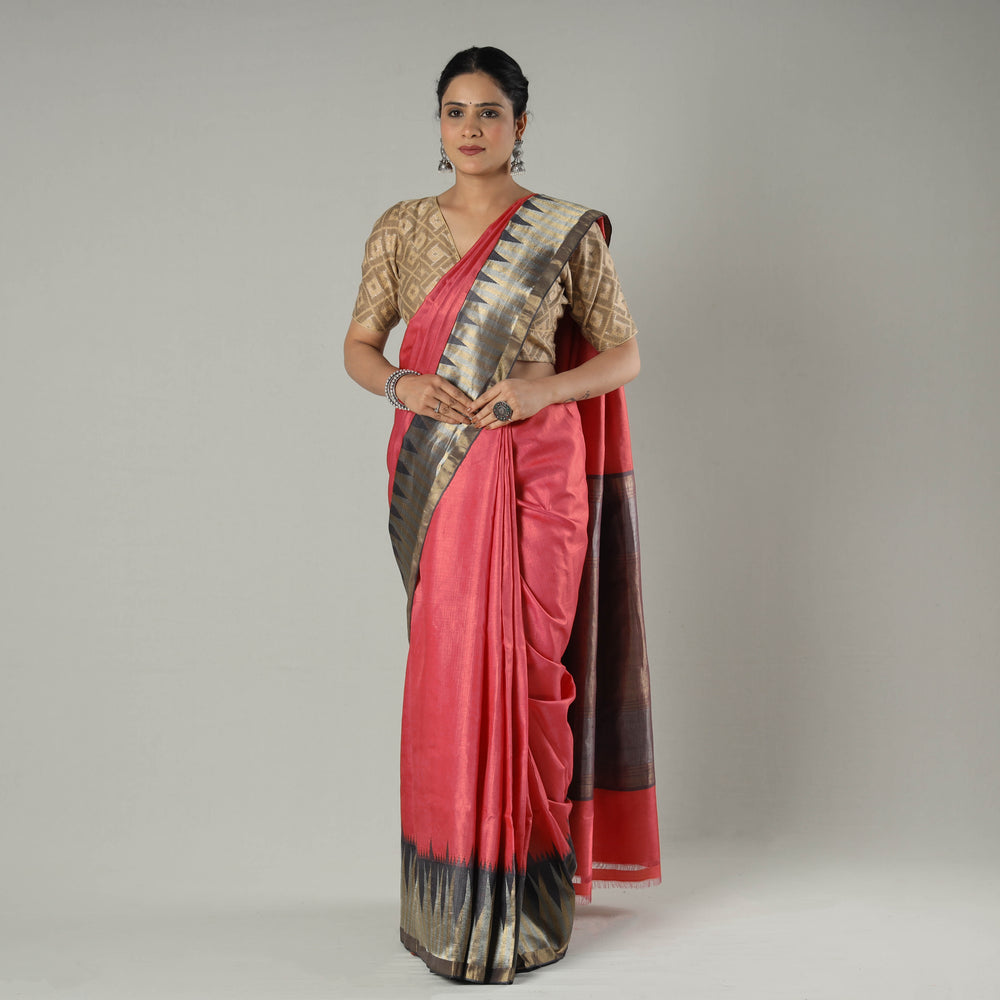 tussar silk saree