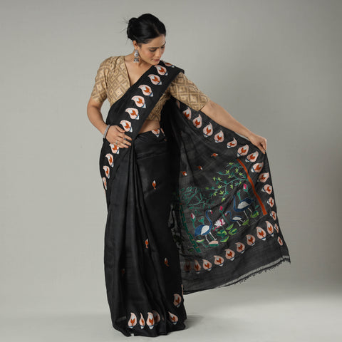 Kantha Embroidery Saree