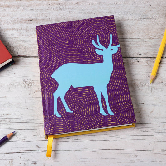 Manipur's Sangai Deer Handmade Notebook