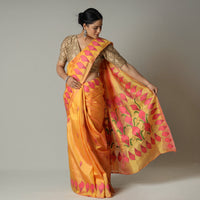 Kantha Embroidery Saree