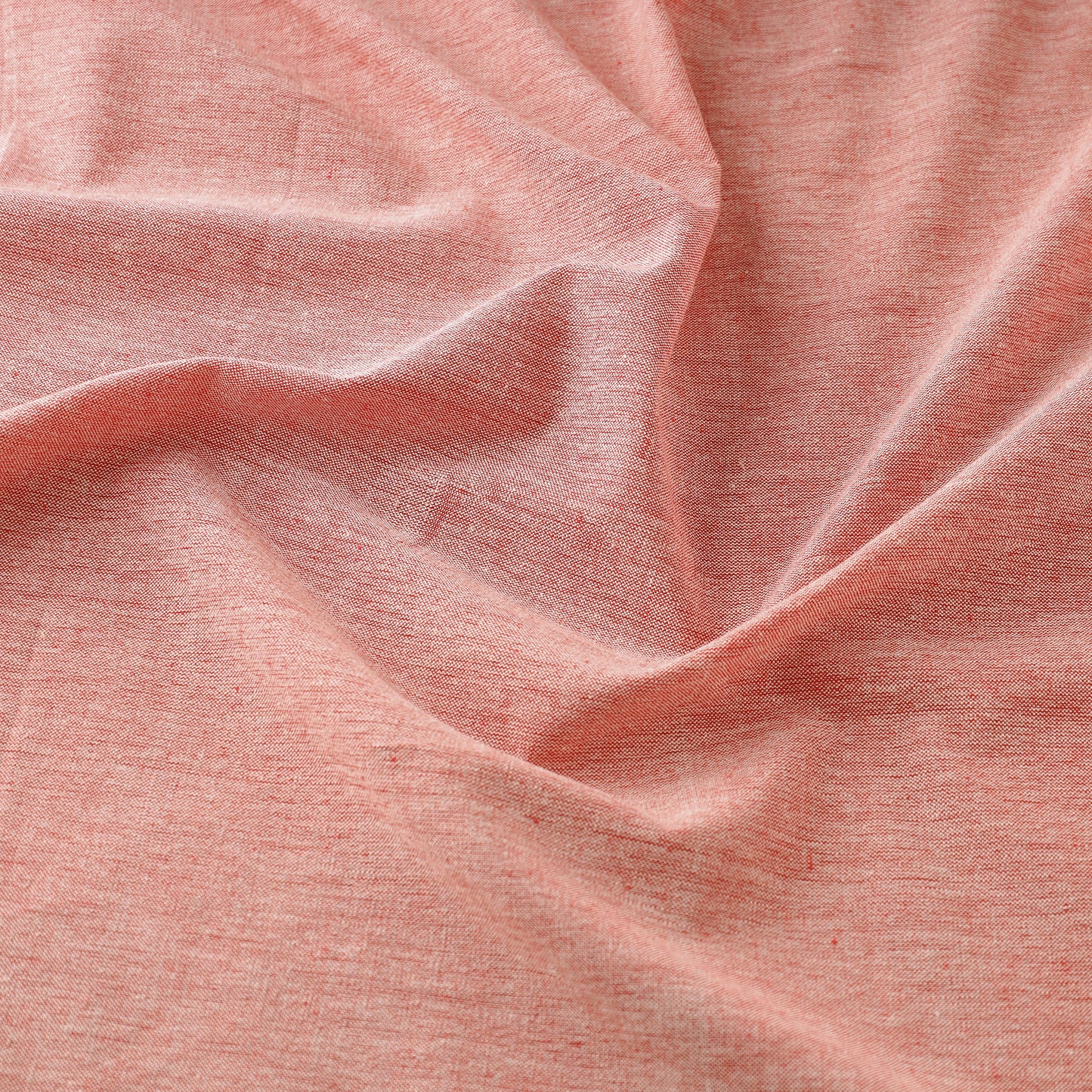 Light Pink Jhiri Pure Handloom Cotton Fabric