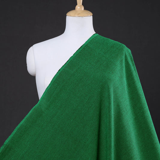 Green Jhiri Pure Handloom Cotton Fabric
