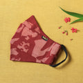  Bindaas Block Printed Cotton 3 Layer Snug Fit Face Cover 