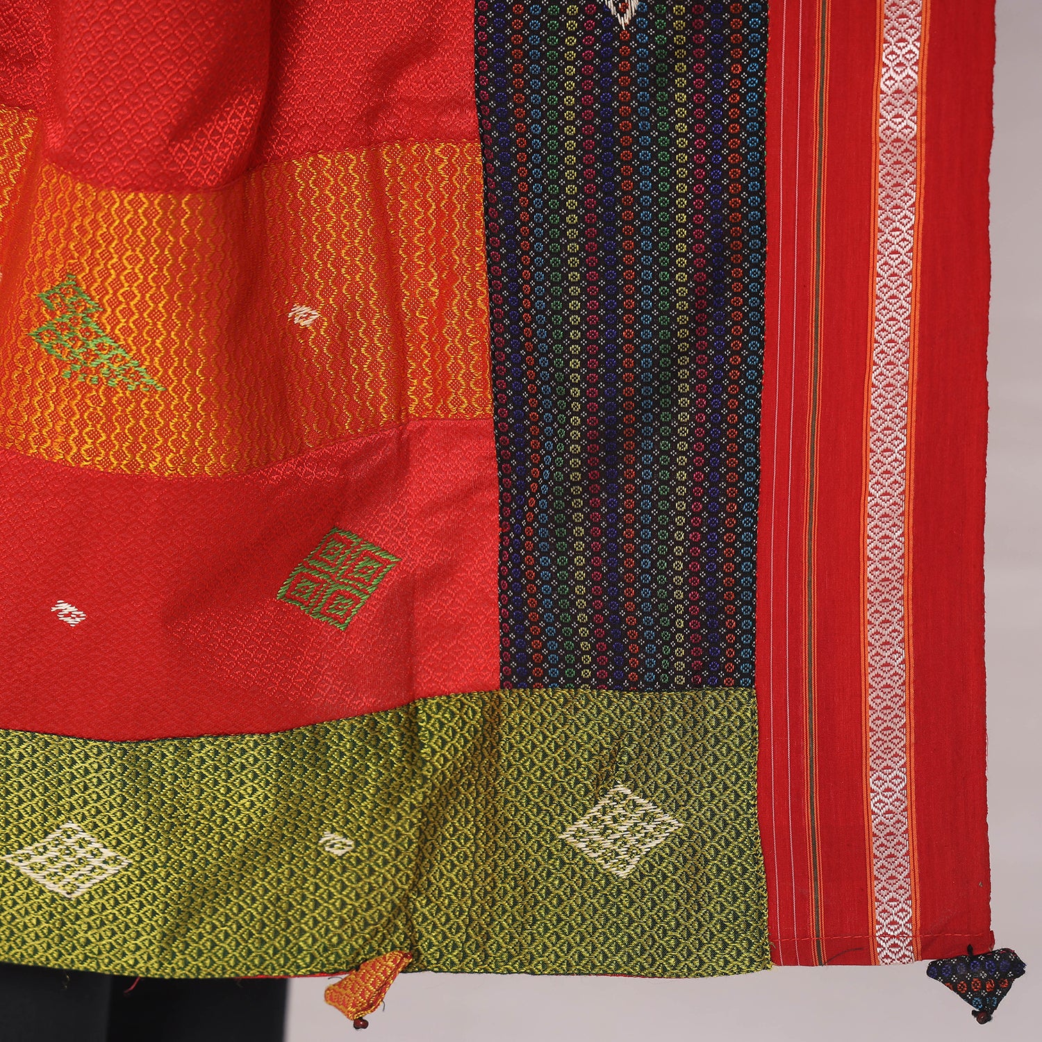  Negi Kasuti Hand Embroidery Khun Cotton Dupatta Online 