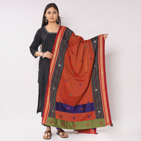  Hand Embroidery Cotton Dupatta