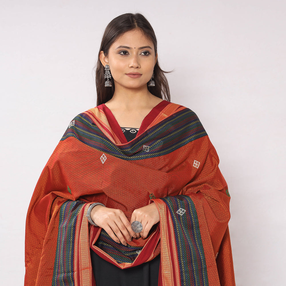  Hand Embroidery Cotton Dupatta