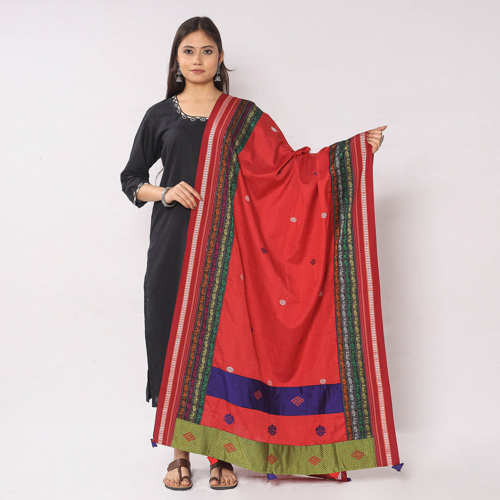  Hand Embroidery Cotton Dupatta