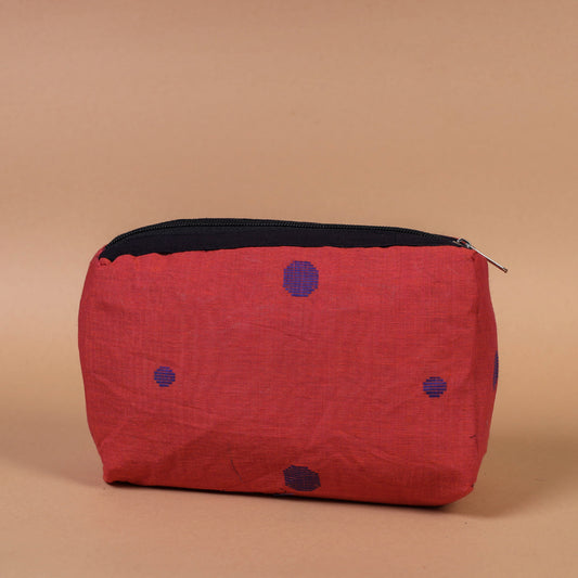 Handmade Cotton Fabric Toiletry Pouch