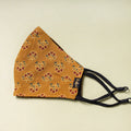   Ajrakh Block Printed Cotton 3 Layer Snug Fit Face Cover 